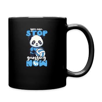 La grossesse de volley-ball peut arrêter de deviner maintenant Panda - Mug uni - noir - Droite