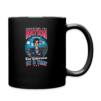 Enseignant patriotique éduquant la nation Classe A Tim - Mug uni - noir - Droite