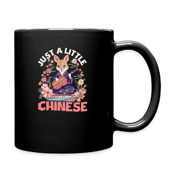 Chinesisch Nur wenig Chinesisch - Tasse einfarbig - Schwarz - Rechts