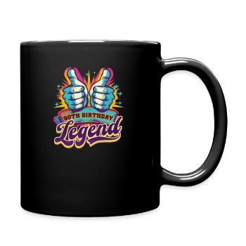 90 Years Old 90th Birthday Legend - Full Colour Mug - black - Right