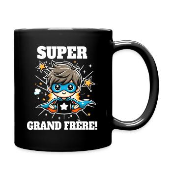 Super Grande Frère Annonce Grossesse - Mug uni - noir - Droite
