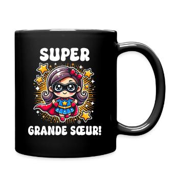 Super Grande Soeur Annonce Grossesse - Mug uni - noir - Droite