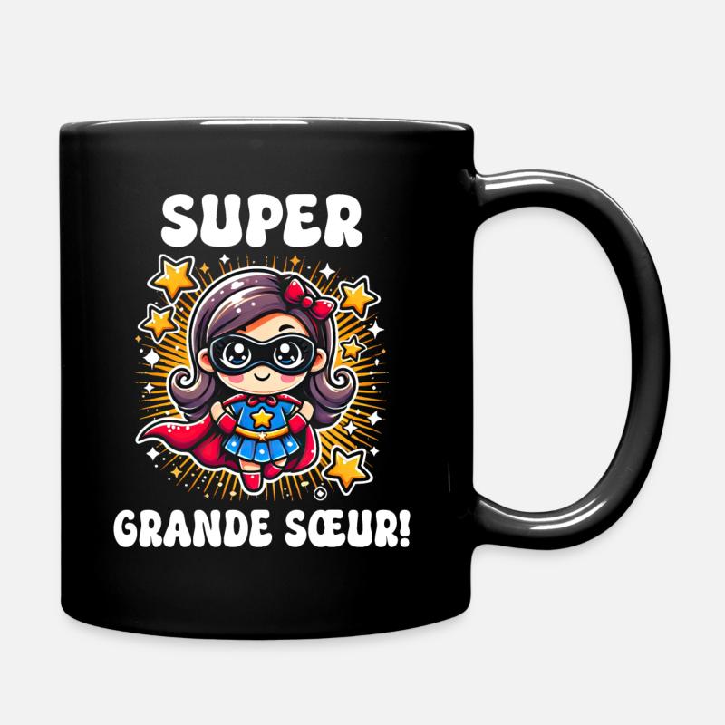Super Grande Soeur Annonce Grossesse - Mug uni - noir