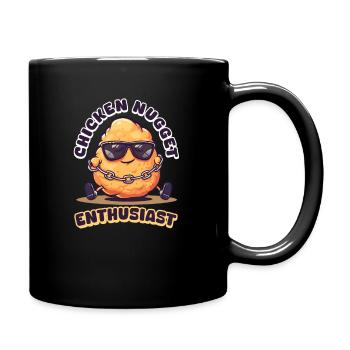 Pépite de poulet Passionné de pépites de poulet - Mug uni - noir - Droite