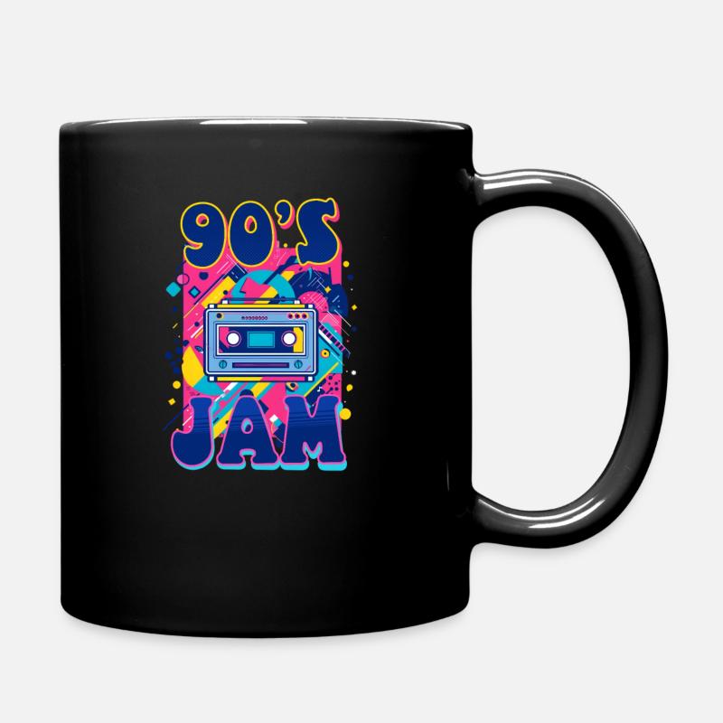 90er R&B 90er Jahre Jam - Tasse einfarbig - Schwarz