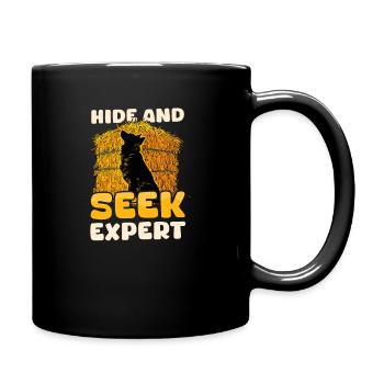 Barn Hunt Hide And Seek Expert - Full Colour Mug - black - Right