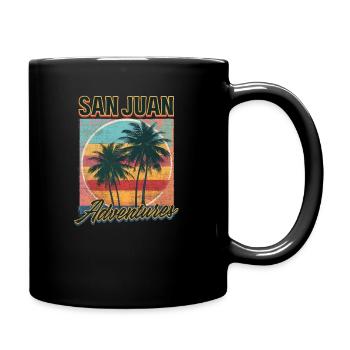 Porto Rico San Juan Aventures - Mug uni - noir - Droite