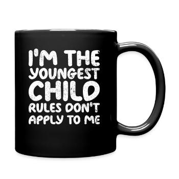 Family Kids Siblings Funny Gift Idea - Full Colour Mug - black - Right