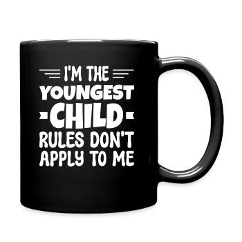 Family Kids Siblings Funny Gift Idea - Full Colour Mug - black - Right