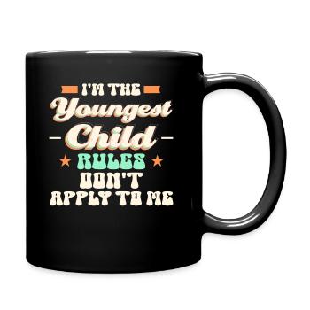 Family Kids Siblings Funny Gift Idea - Full Colour Mug - black - Right