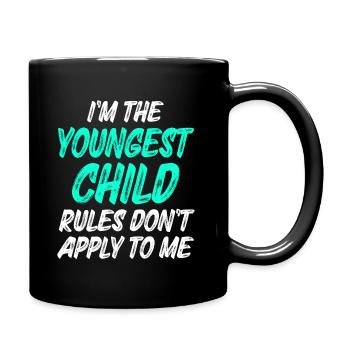 Family Kids Siblings Funny Gift Idea - Full Colour Mug - black - Right