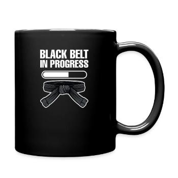 Jiu Jitsu Ceinture Noire En Progrès - Mug uni - noir - Droite