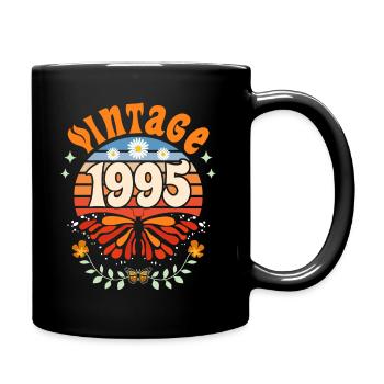 Papillon Year 1995 Woman 30 Years Anniversary - Full Colour Mug - black - Right
