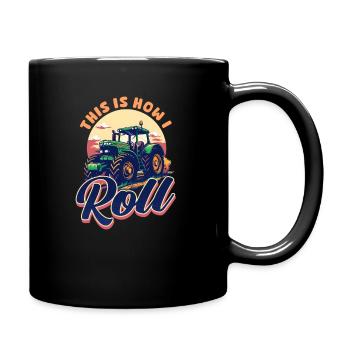 Farmer C’est comme ça que je roule - Mug uni - noir - Droite