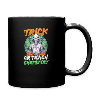 Halloween Chemistry Teacher Trick Or Treat Chemist - Full Colour Mug - black - Right