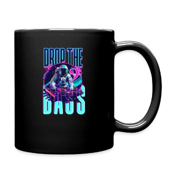 EDM Festival Drop The Bass - Full Colour Mug - black - Right