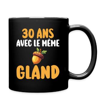 Mariée 30 Ans Femme 30 Ans De Mariage - Mug uni - noir - Droite