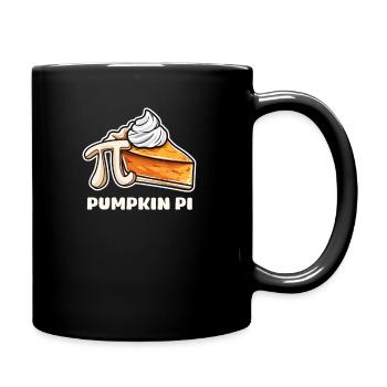 Tarte à la citrouille Pumpkin Pi - Mug uni - noir - Droite