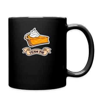 Pumpkin Pie Team Pie - Full Colour Mug - black - Right