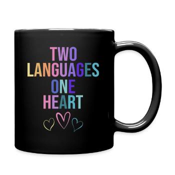 Ausbildung Bilingualer Humorlehrer - Tasse einfarbig - Schwarz - Rechts
