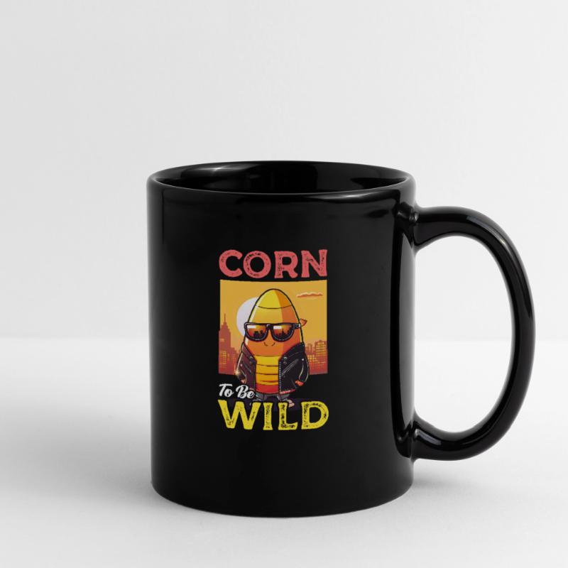 Candy Corn Corn Um Wild zu sein Tasse einfarbig