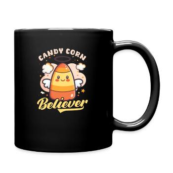 Candy Corn Candy Corn Gläubiger - Tasse einfarbig - Schwarz - Rechts