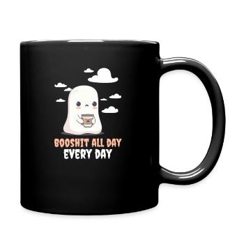 Booshit Booshit Toute la journée, tous les jours - Mug uni - noir - Droite