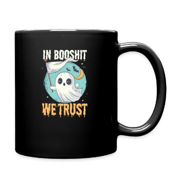 Booshit Chez Booshit, nous avons confiance - Mug uni - noir - Droite