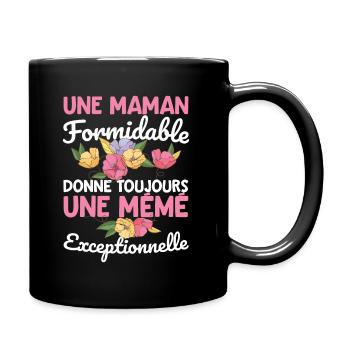 Mémé Grand-Mère Exceptionnelle Cadeau - Mug uni - noir - Droite