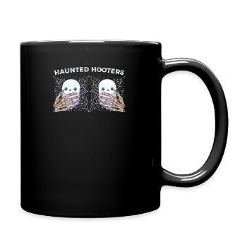 Halloween Boob Haunted Hooters - Full Colour Mug - black - Right