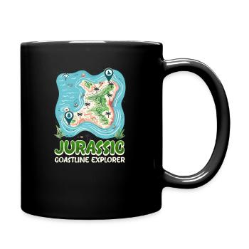 Beach Fossils Coastline Explorer - Full Colour Mug - black - Right