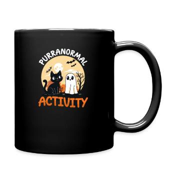 Activité normale du chat d’Halloween - Mug uni - noir - Droite