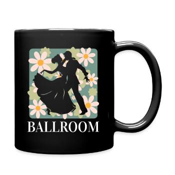 Femme Danseuse De Salon Danse De Bal - Mug uni - noir - Droite