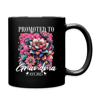 Promue Grand-mère 2025 Bientôt Mamie - Mug uni - noir - Droite