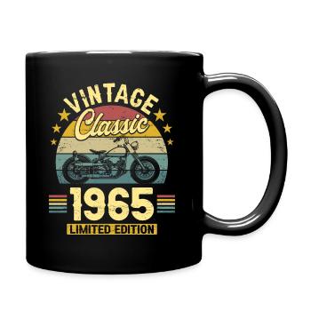Année Millésime 1965 Motard 60 Ans Anniversaire - Mug uni - noir - Droite