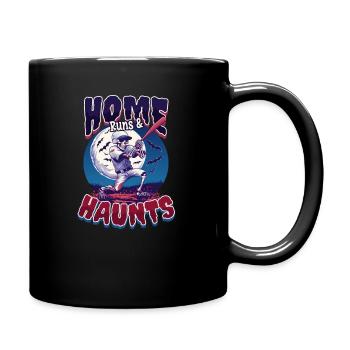 Halloween Baseball Home Runs & Haunts - Full Colour Mug - black - Right