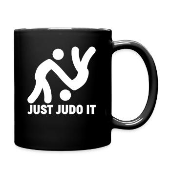Humour Judo | Just Judo It - Mug uni - noir - Droite