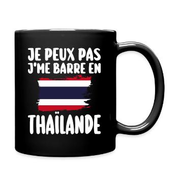 J'Me Barre En Thaïlande Voyage Cadeau - Mug uni - noir - Droite