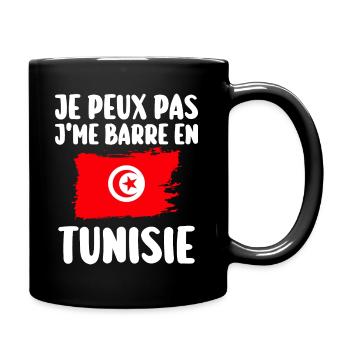 J'Me Barre En Tunisie Voyage Cadeau - Mug uni - noir - Droite