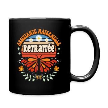 Cadeau Retraite Assistante Maternelle - Mug uni - noir - Droite