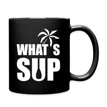 Cadeau parfait pour les riders de SUP : Qu’est-ce que le SUP ? - Mug uni - noir - Droite