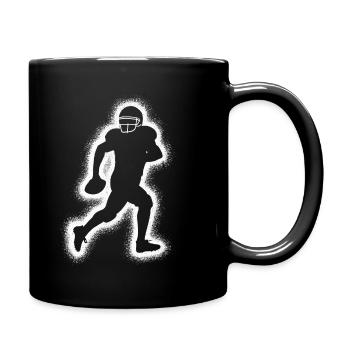 Football américain Garçons Enfants Hommes Football - Mug uni - noir - Droite