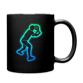 Padel Tennis Padel Rackets Kids Boys Padel - Full Colour Mug - black - Right