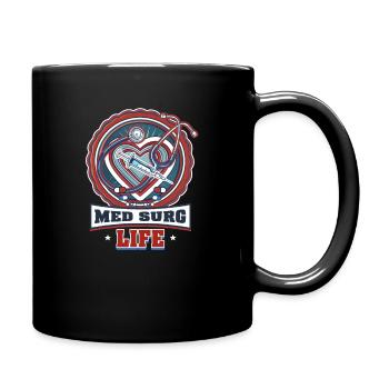 Infirmière Med Surg Med Surg Life - Mug uni - noir - Droite
