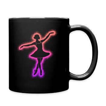 Ballet Dancing Dancer Ballet Dancer Ballerina - Full Colour Mug - black - Right