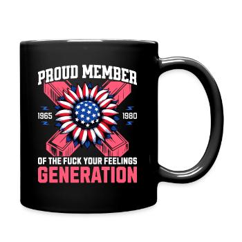 Blume USA Humor Generation X - Tasse einfarbig - Schwarz - Rechts
