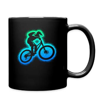 VTT VTT Biker Enfants Garçons Vélo de montagne - Mug uni - noir - Droite