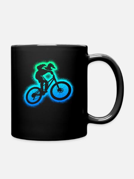 VTT VTT Biker Enfants Garçons Vélo de montagne - Mug uni - noir