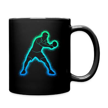 Table tennis players Children Table tennis players - Full Colour Mug - black - Right