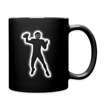 Joueurs de football américain Football masculin - Mug uni - noir - Droite